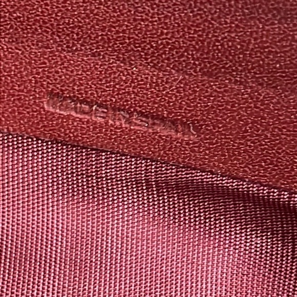 Cartier Paris Designer Bifold Wallet Burgundy Maroon Leather Bill Holder - Picture 14 of 17